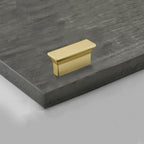 Classic Stepped Rectangular Cupboard Handles in Zinc Alloy