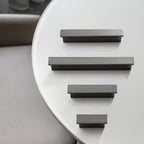 Classic Stepped Rectangular Cupboard Handles in Zinc Alloy