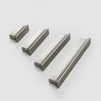 Classic Stepped Rectangular Cupboard Handles in Zinc Alloy