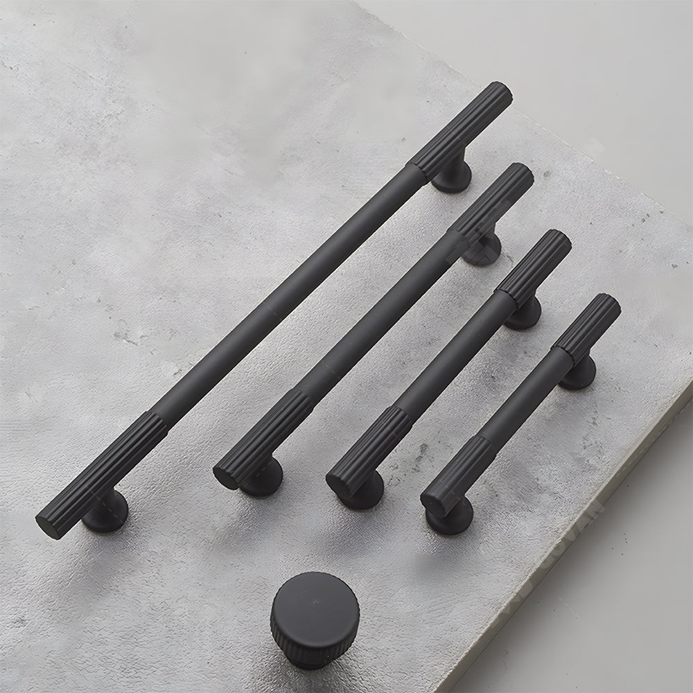 Classic Striped T-Bar Cupboard Handles & Knobs