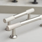 Classic Striped T-Bar Cupboard Handles & Knobs