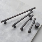 Classic Striped T-Bar Cupboard Handles & Knobs