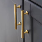 Classic Striped T-Bar Cupboard Handles & Knobs
