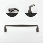 Classic Tapered Brass Cupboard Handles & Mushroom Knobs