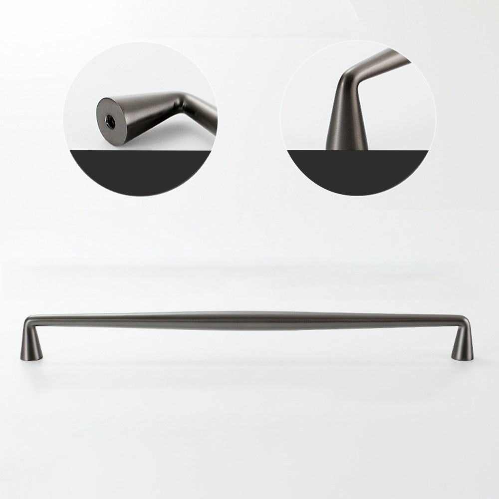 Classic Tapered Brass Cupboard Handles & Mushroom Knobs
