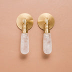 Classic Teardrop Crystal Drawer Knobs