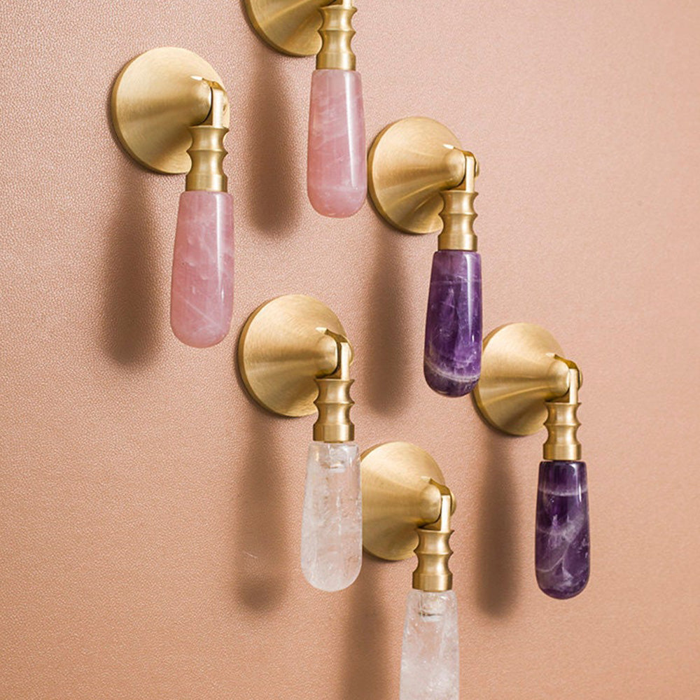 Classic Teardrop Crystal Drawer Knobs