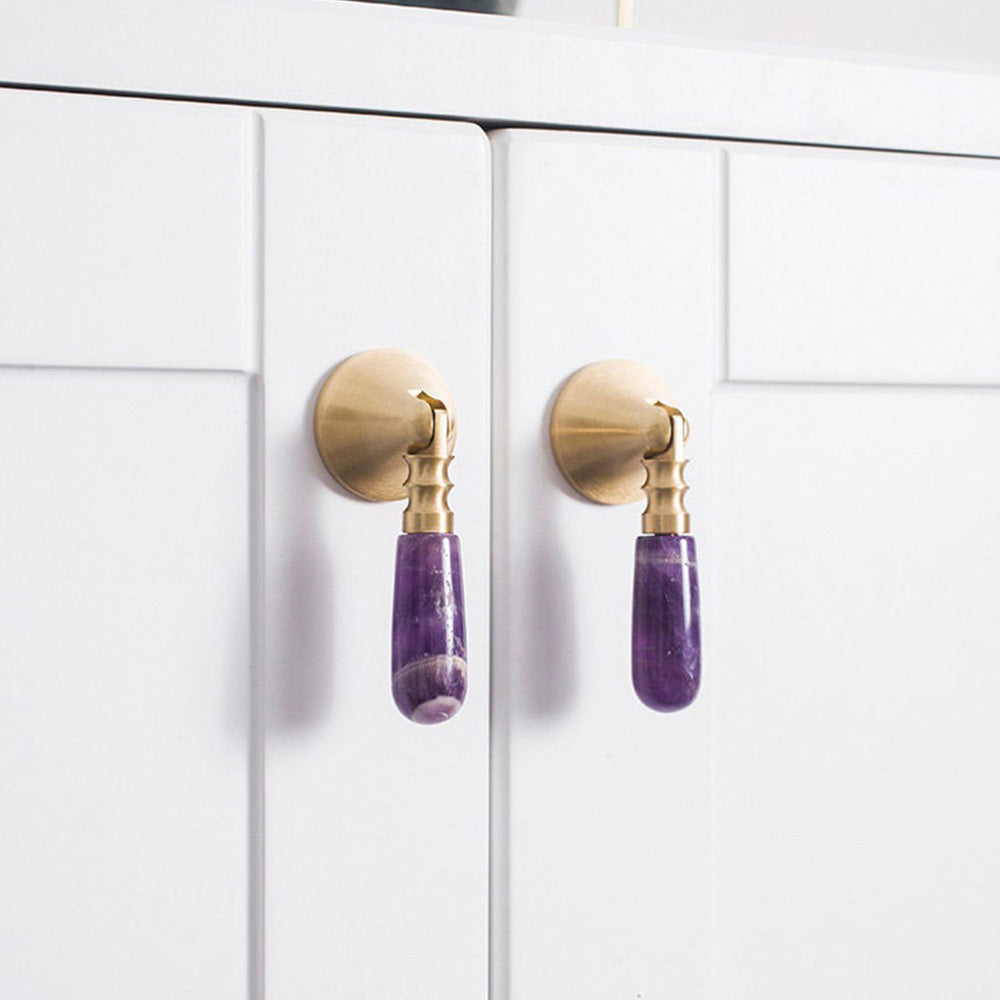 Classic Teardrop Crystal Drawer Knobs