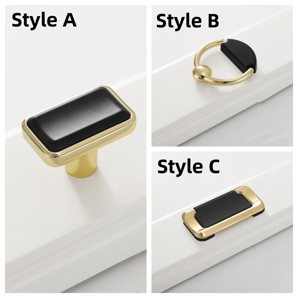 Classic Two-Tone T-Bar Cupboard Handles, Knobs & Ring Pulls