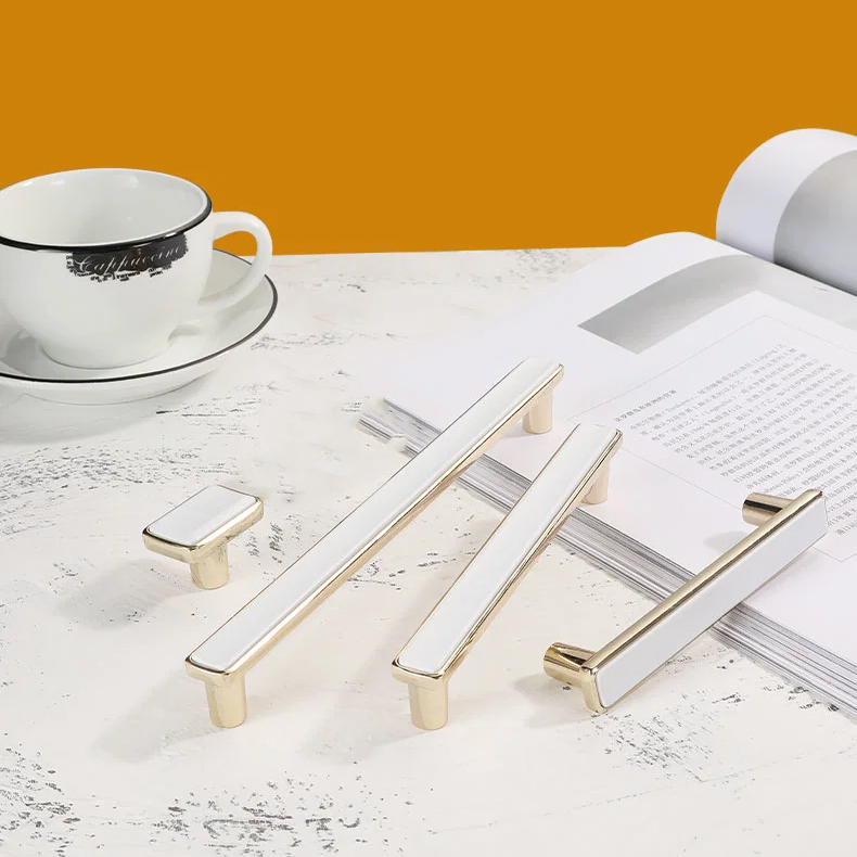 Classic Two-Tone T-Bar Cupboard Handles, Knobs & Ring Pulls