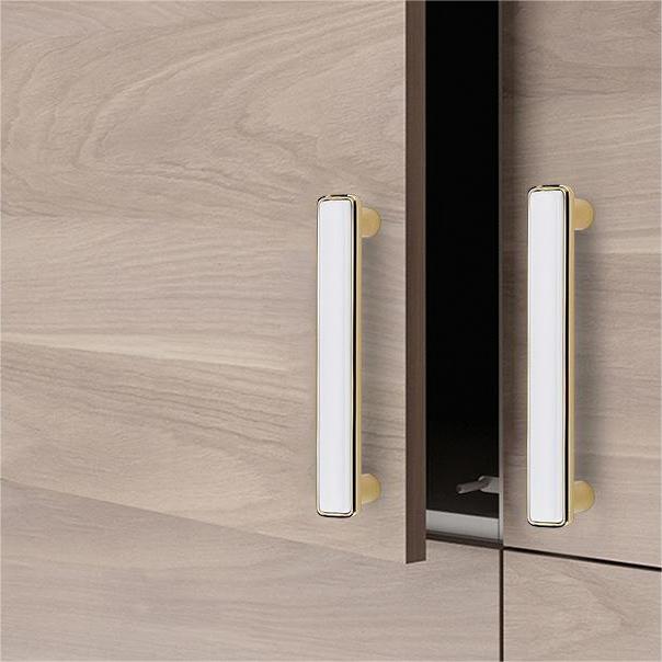 Classic Two-Tone T-Bar Cupboard Handles, Knobs & Ring Pulls