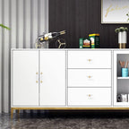 Clear Acrylic and Gold Round T-Bar Drawer Handles & Knobs