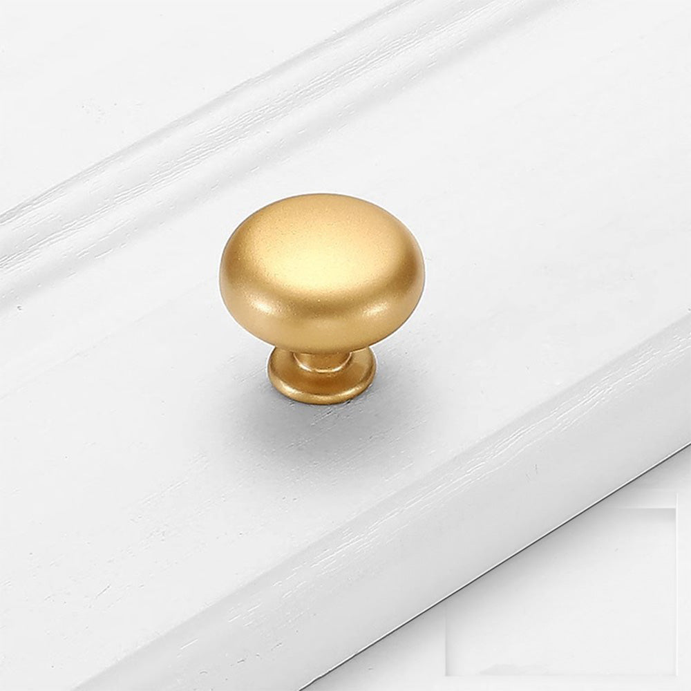 Colourful Aluminium Mushroom Drawer Knobs