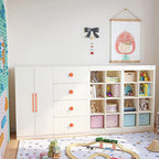 Colourful Double-Curved D Handles & Knobs for Nurseries