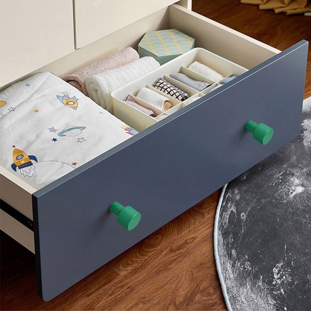 Colourful Double-Curved D Handles & Knobs for Nurseries