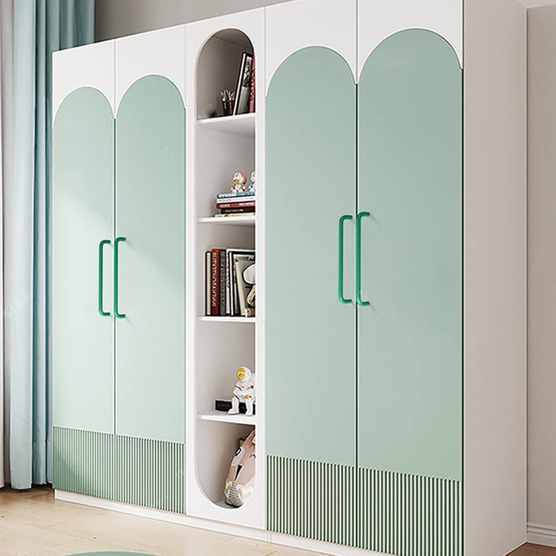 Colourful Double-Curved D Handles & Knobs for Nurseries