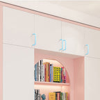 Colourful Double-Curved D Handles & Knobs for Nurseries