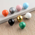 Colourful Double-Curved D Handles & Knobs for Nurseries