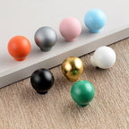 Colourful Double-Curved D Handles & Knobs for Nurseries