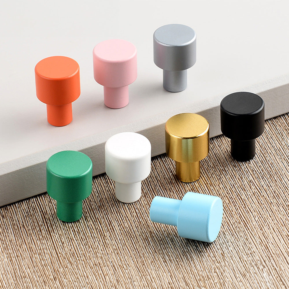 Colourful Double-Curved D Handles & Knobs for Nurseries
