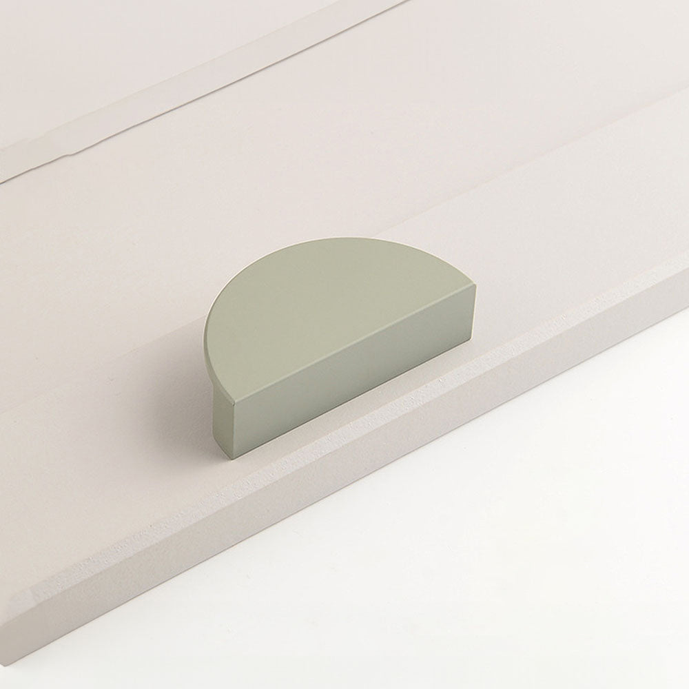 Colourful Half Moon Aluminium Cupboard Handles