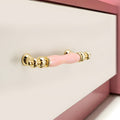 Colourful Modern Wavy Ceramic Cupboard Handles & Knobs