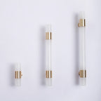 Decorative Crystal and Marble T-Bar Cupboard Handles & Knobs
