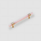 Decorative Crystal and Marble T-Bar Cupboard Handles & Knobs