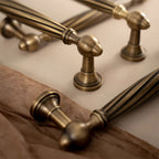 Decorative Twisted Brass Cupboard Handles