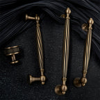 Decorative Twisted Brass Cupboard Handles