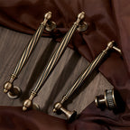 Decorative Twisted Brass Cupboard Handles