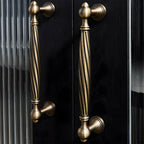 Decorative Twisted Brass Cupboard Handles