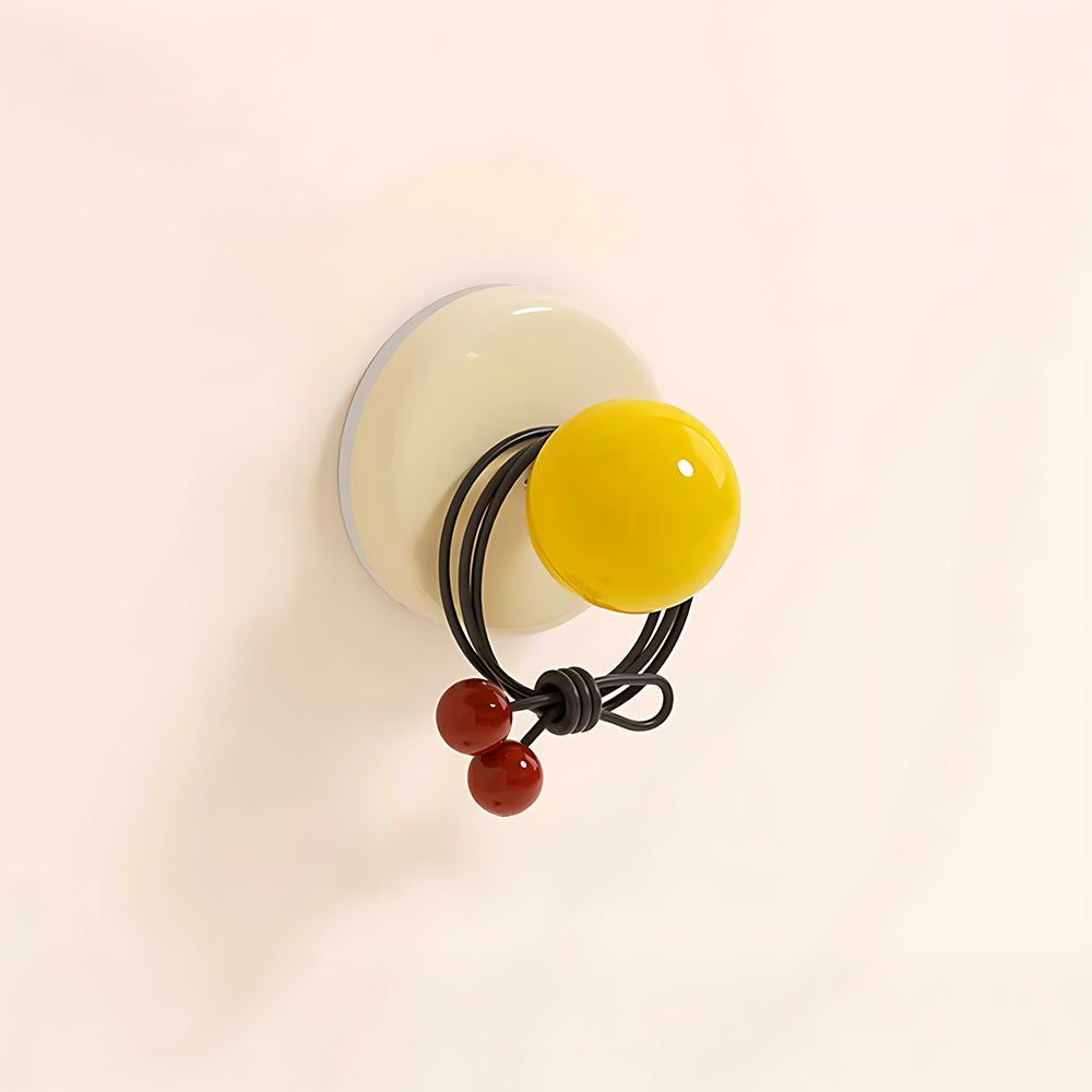 Dopamine Colour Ball Cupboard Knob Hook with Suction Cup