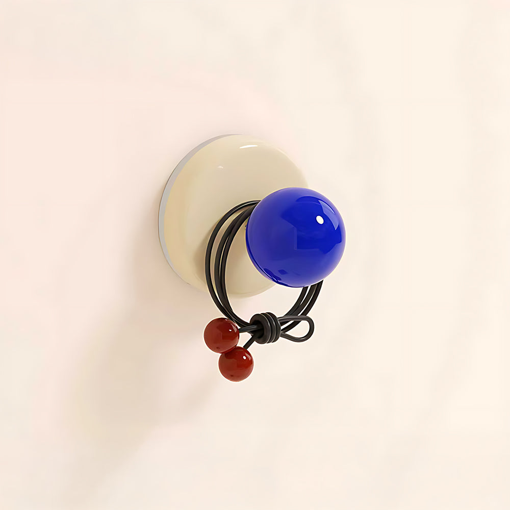 Dopamine Colour Ball Cupboard Knob Hook with Suction Cup