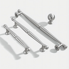 European-Style Ball-End T-Bar Drawer Handles