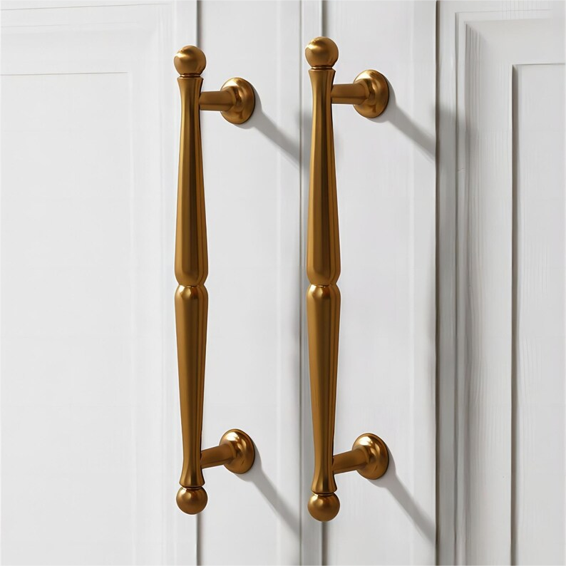 European-Style Ball-End T-Bar Drawer Handles