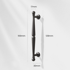 European-Style Ball-End T-Bar Drawer Handles
