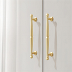 European-Style Ball-End T-Bar Drawer Handles