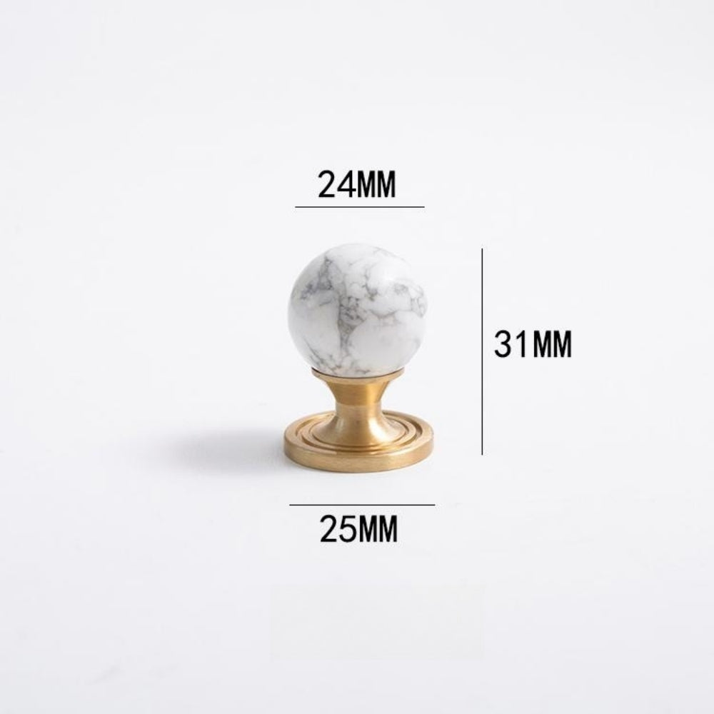 French-Style Crystal Ball T-Bar Wardrobe Handles and Knobs