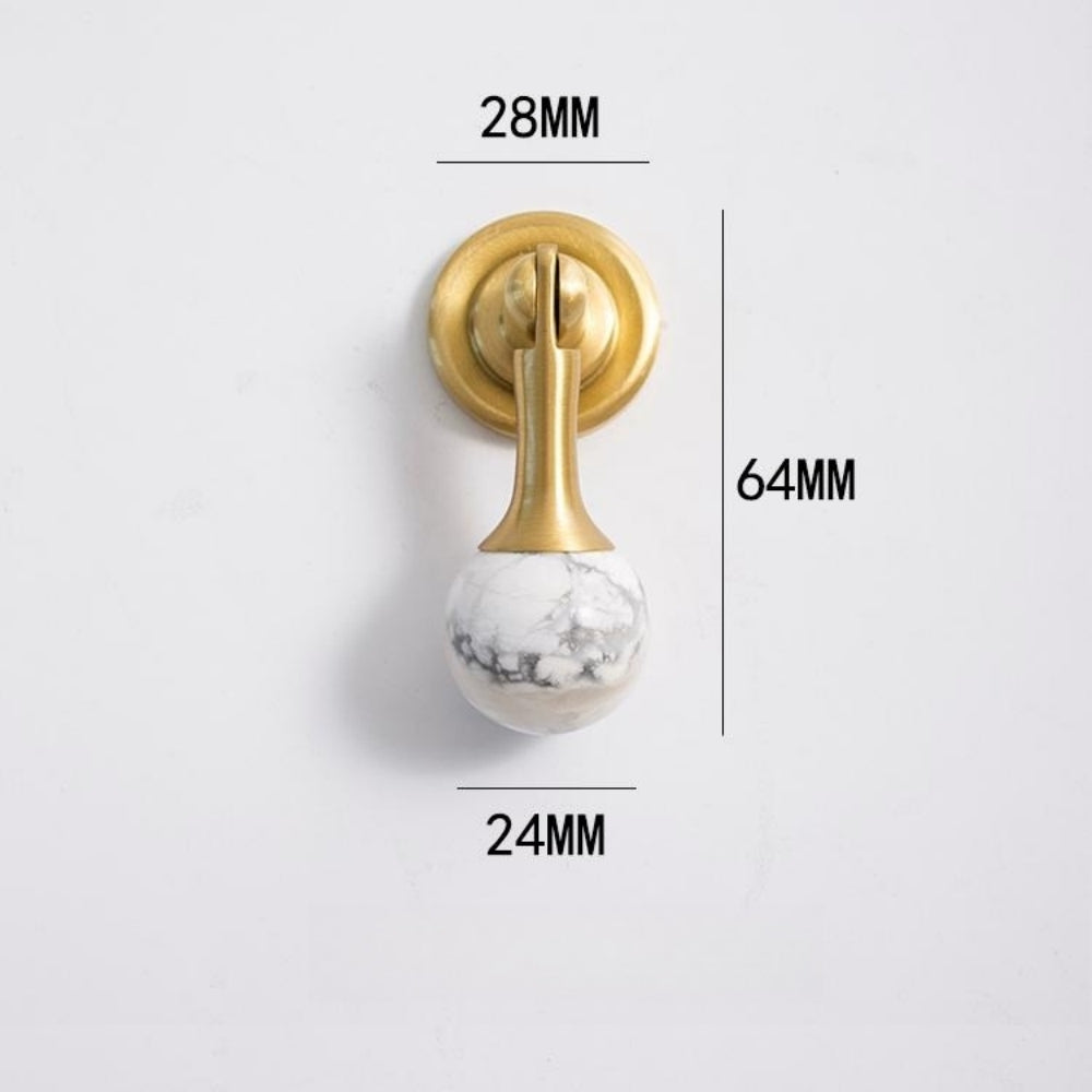 French-Style Crystal Ball T-Bar Wardrobe Handles and Knobs