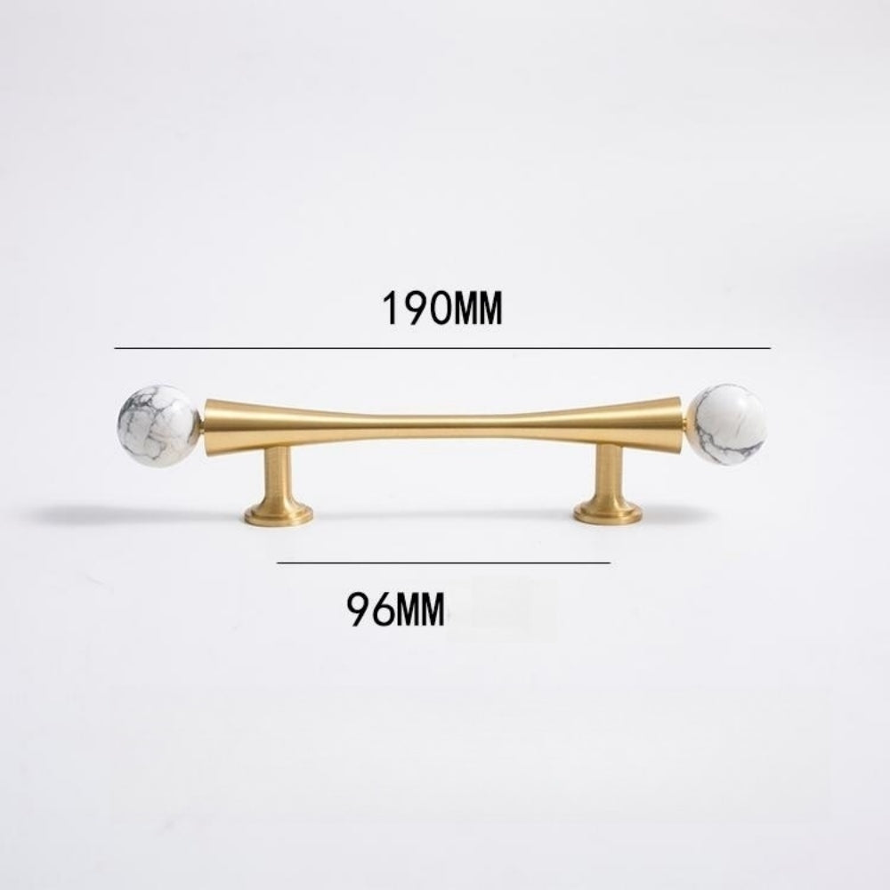 French-Style Crystal Ball T-Bar Wardrobe Handles and Knobs
