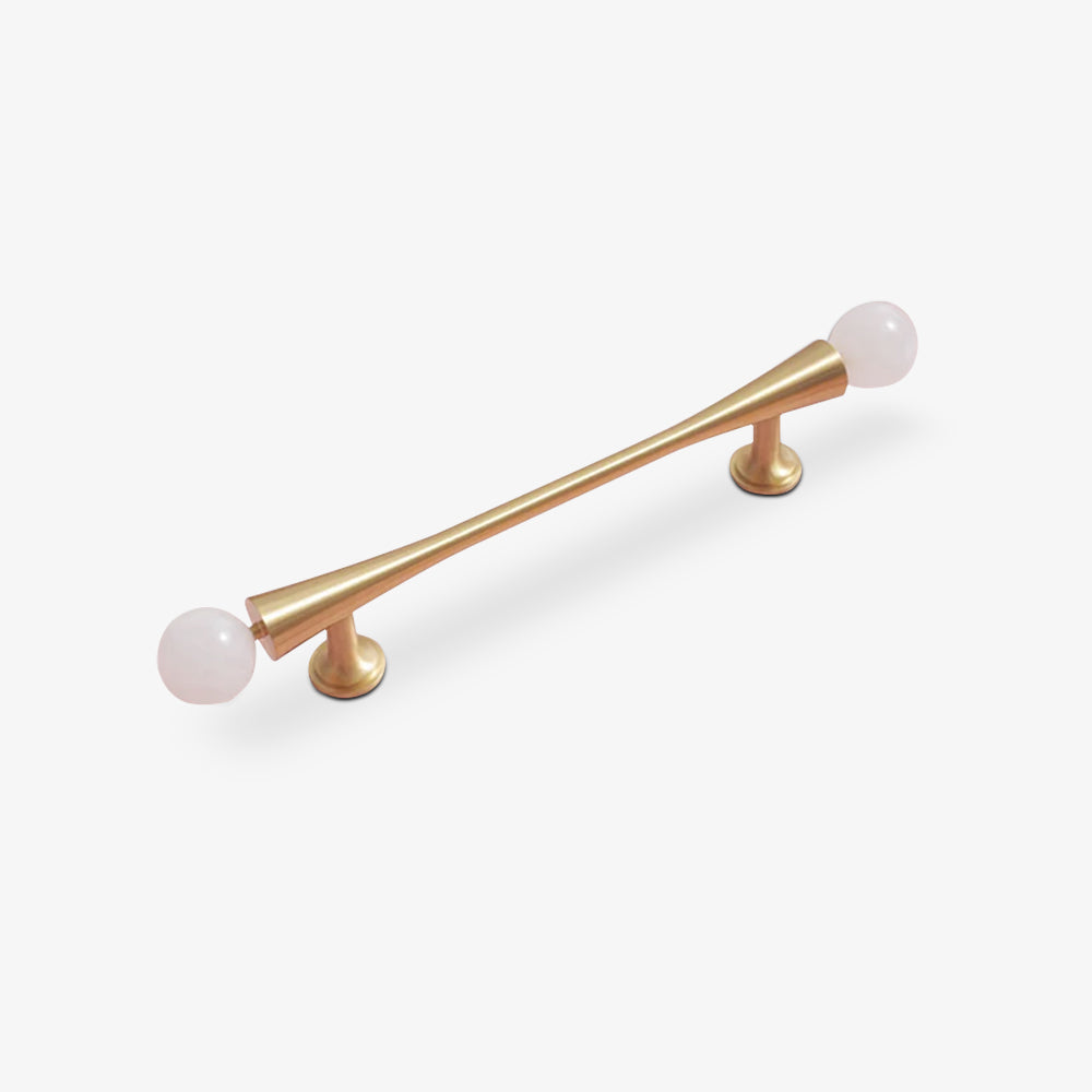French-Style Crystal Ball T-Bar Wardrobe Handles and Knobs