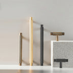 Knurled T-Bar Kitchen Cupboard Handles & Knobs