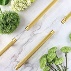 Knurled T-Bar Kitchen Cupboard Handles & Knobs