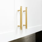 Knurled T-Bar Kitchen Cupboard Handles & Knobs