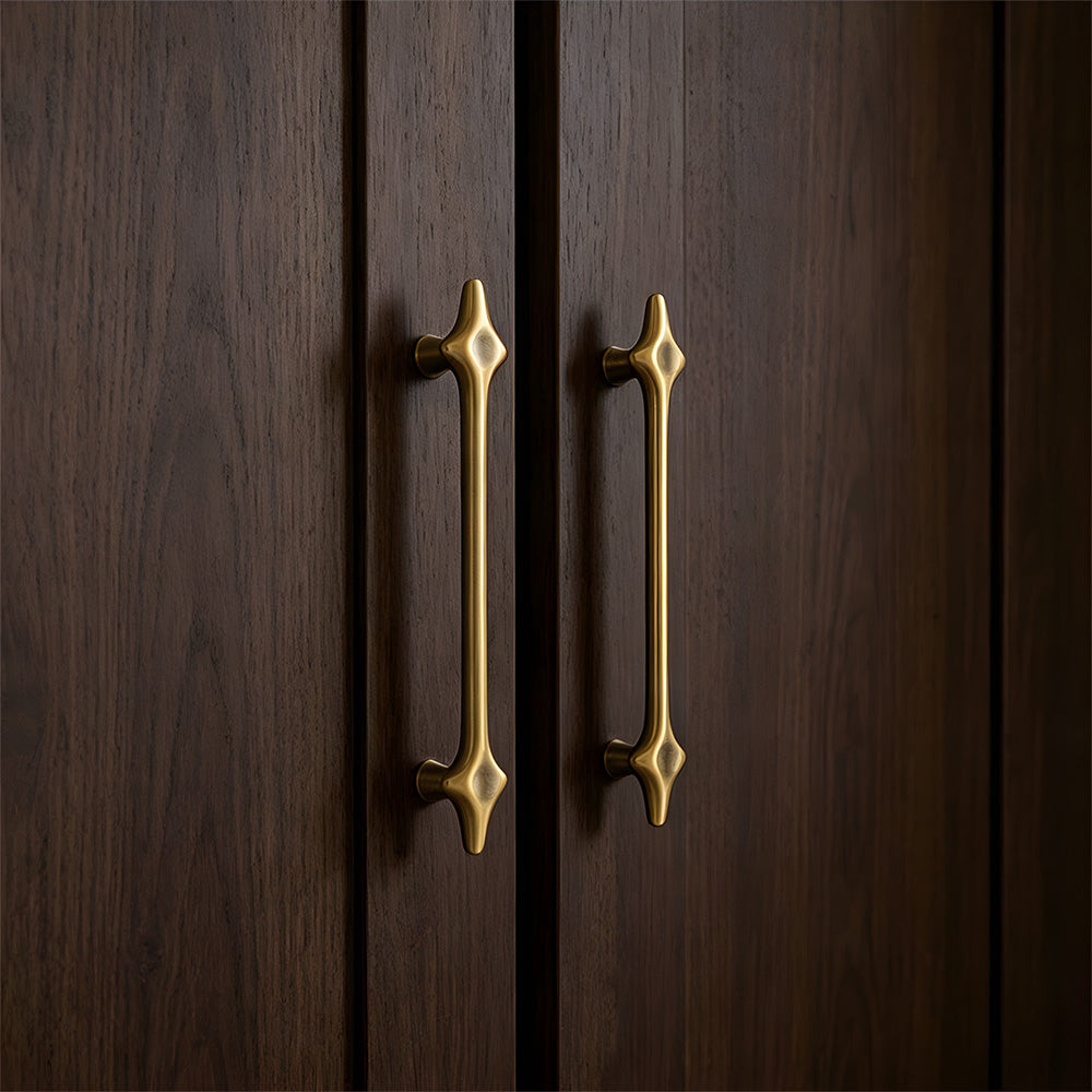 Mid-Century Modern Starburst Cabinet Handles & Knobs