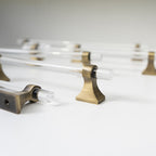 Minimalist Clear Acrylic T-Bar Cupboard Handles & Knobs