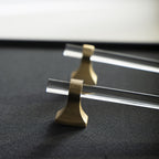 Minimalist Clear Acrylic T-Bar Cupboard Handles & Knobs