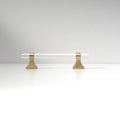 Minimalist Clear Acrylic T-Bar Cupboard Handles & Knobs