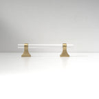 Minimalist Clear Acrylic T-Bar Cupboard Handles & Knobs